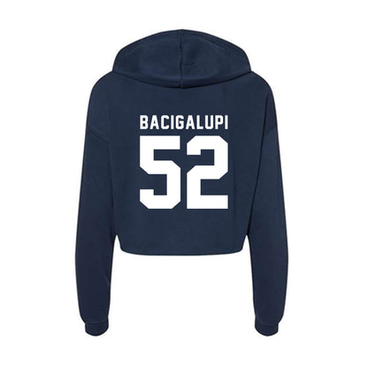 Old Dominion - NCAA Football : Jonathan Bacigalupi - Women's Crop Fleece Hoodie-1