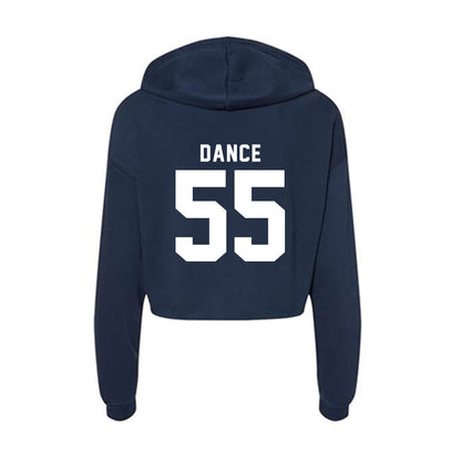 Old Dominion - NCAA Football : Zach Dance - Women's Crop Fleece Hoodie-1