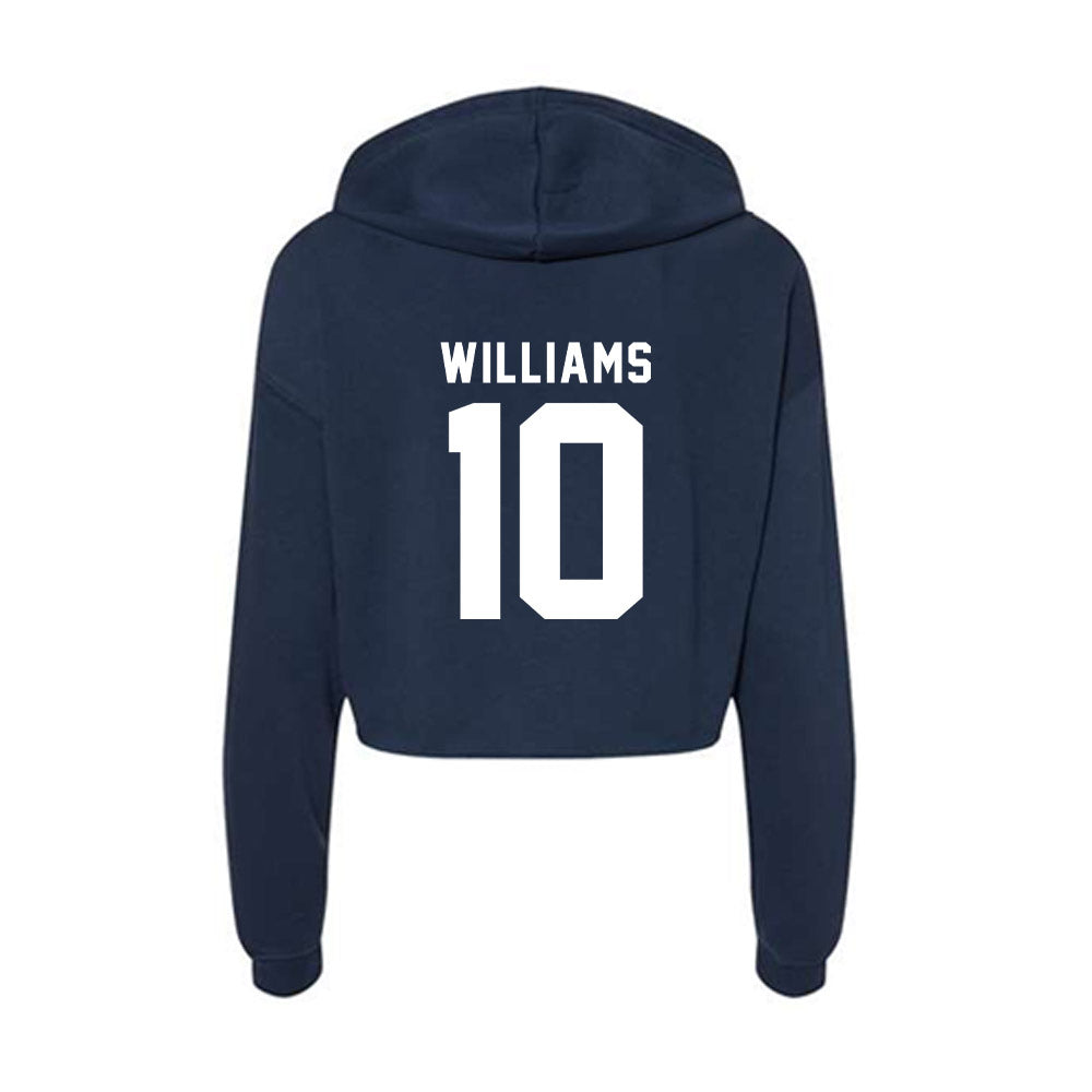 Old Dominion - NCAA Men's Basketball : Tyrone Williams - Women's Crop Fleece Hoodie-1