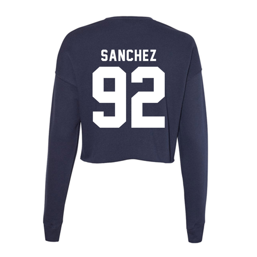 Old Dominion - NCAA Football : Ethan Sanchez - Women's Cropped Crew Fleece-1