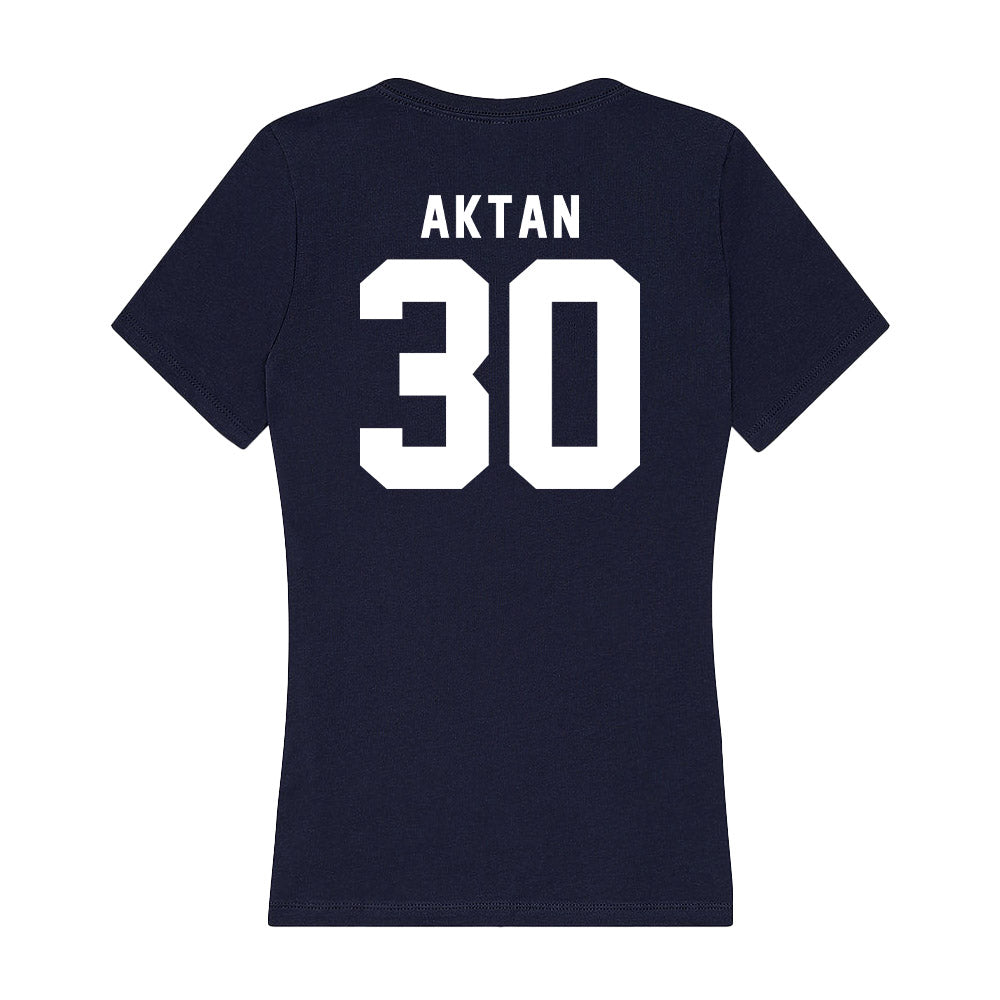 Old Dominion - NCAA Men's Soccer : Jett Aktan - Women's V-Neck T-Shirt-1