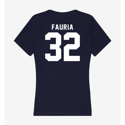 Old Dominion - NCAA Women's Lacrosse : Kiki Fauria - Women's V-Neck T-Shirt-1