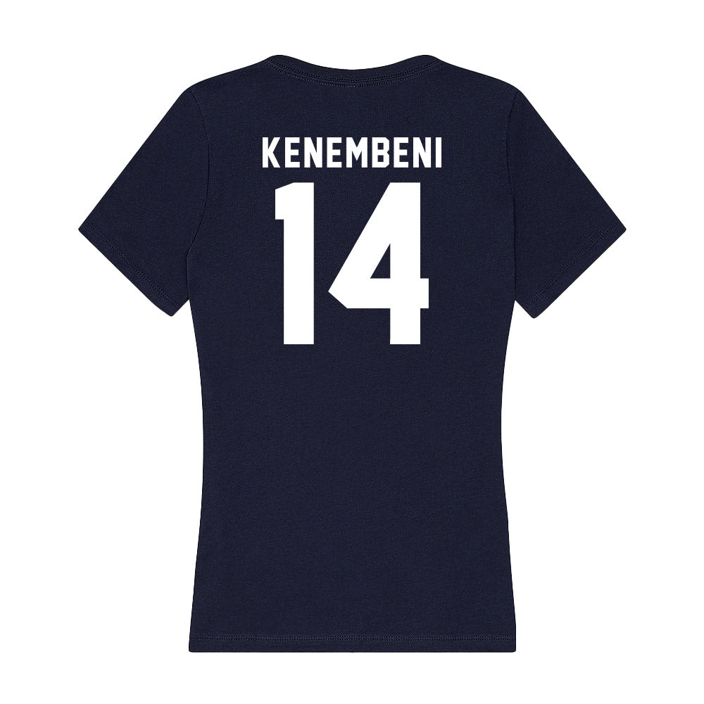 Old Dominion - NCAA Women's Basketball : Marie Kenembeni - Women's V-Neck T-Shirt-1