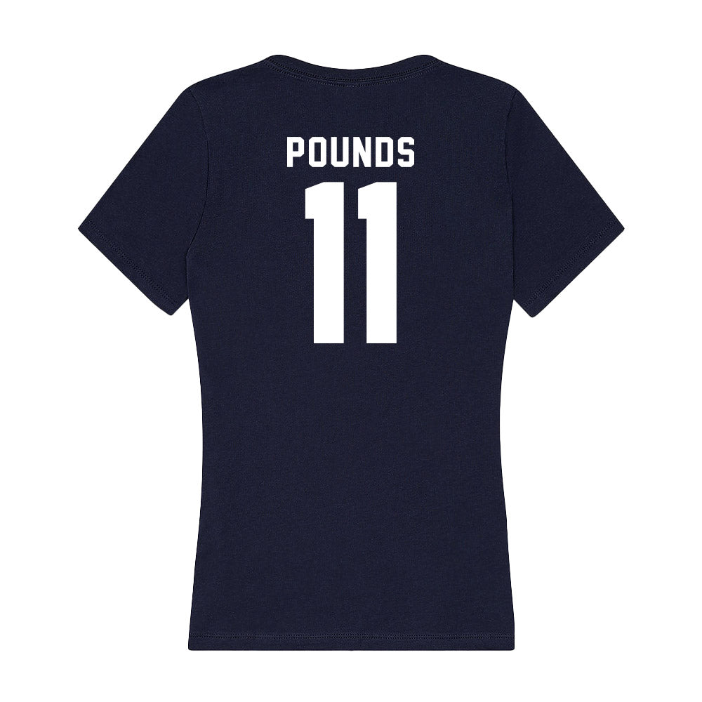 Old Dominion - NCAA Men's Basketball : Dani Pounds - Women's V-Neck T-Shirt-1