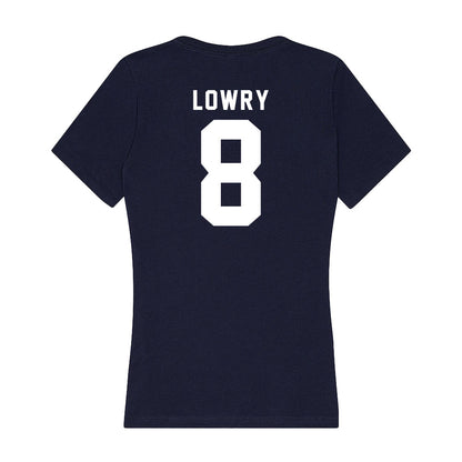 Old Dominion - NCAA Football : Denzel Lowry - Women's V-Neck T-Shirt-1