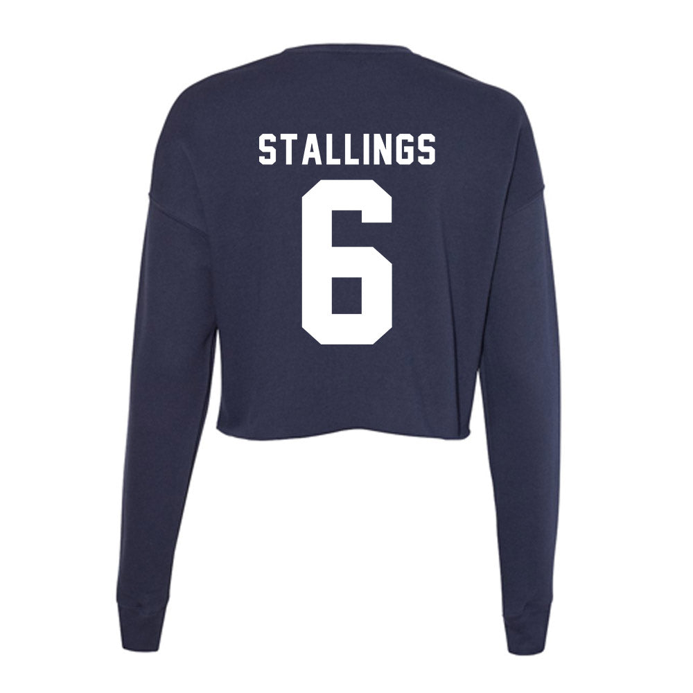 Old Dominion - NCAA Baseball : Maverick Stallings - Women's Cropped Crew Fleece-1