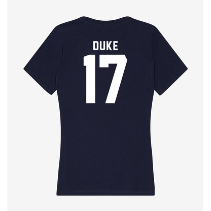 Old Dominion - NCAA Football : Damon Duke - Women's V-Neck T-Shirt-1