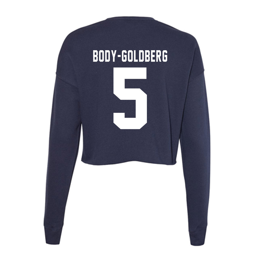 Old Dominion - NCAA Men's Sailing : Emil Body-Goldberg - Women's Cropped Crew Fleece-1