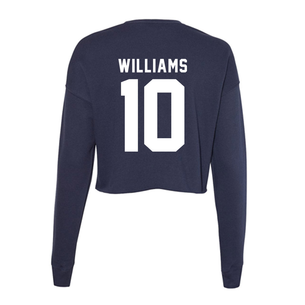 Old Dominion - NCAA Men's Basketball : Tyrone Williams - Women's Cropped Crew Fleece-1