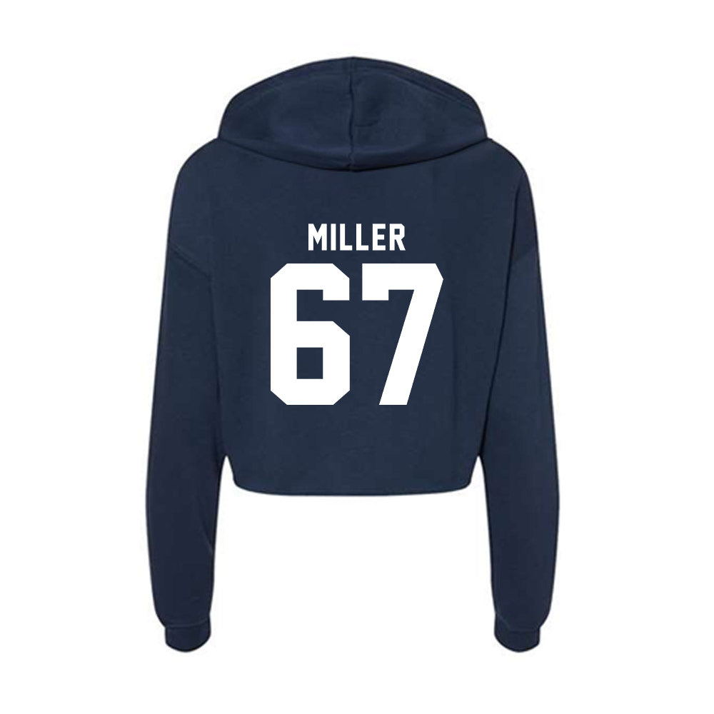 Old Dominion - NCAA Football : Kainan Miller - Women's Crop Fleece Hoodie-1