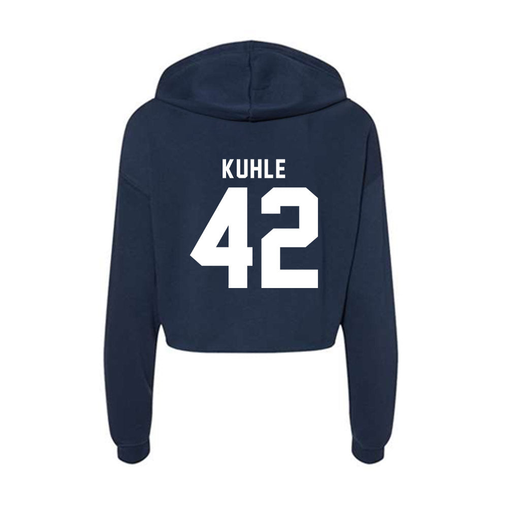 Old Dominion - NCAA Baseball : Aiden Kuhle - Women's Crop Fleece Hoodie-1