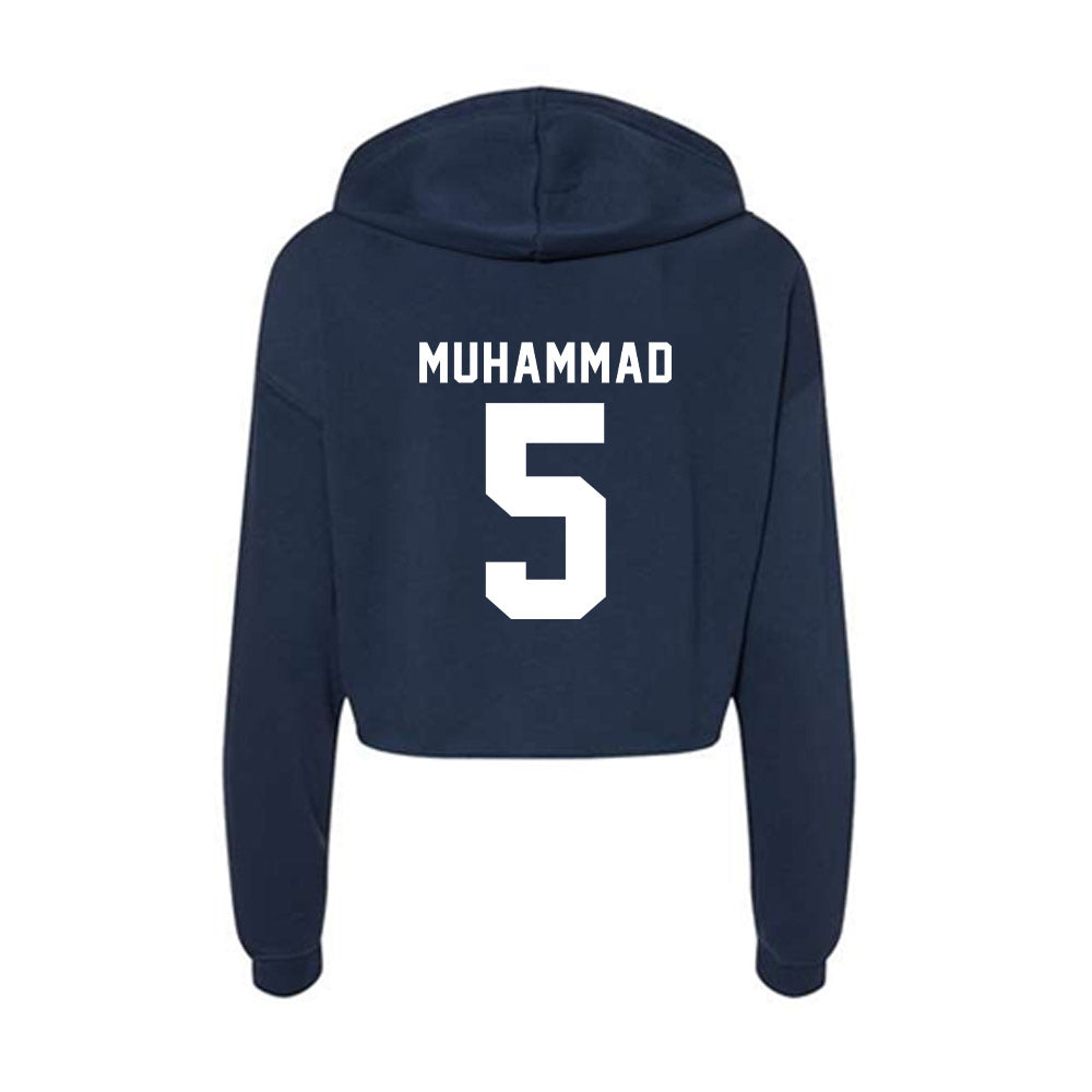 Old Dominion - NCAA Women's Basketball : Nisaa Muhammad - Women's Crop Fleece Hoodie-1