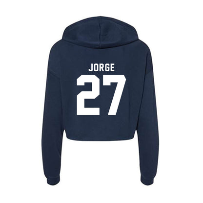 Old Dominion - NCAA Baseball : Kainen Jorge - Women's Crop Fleece Hoodie-1