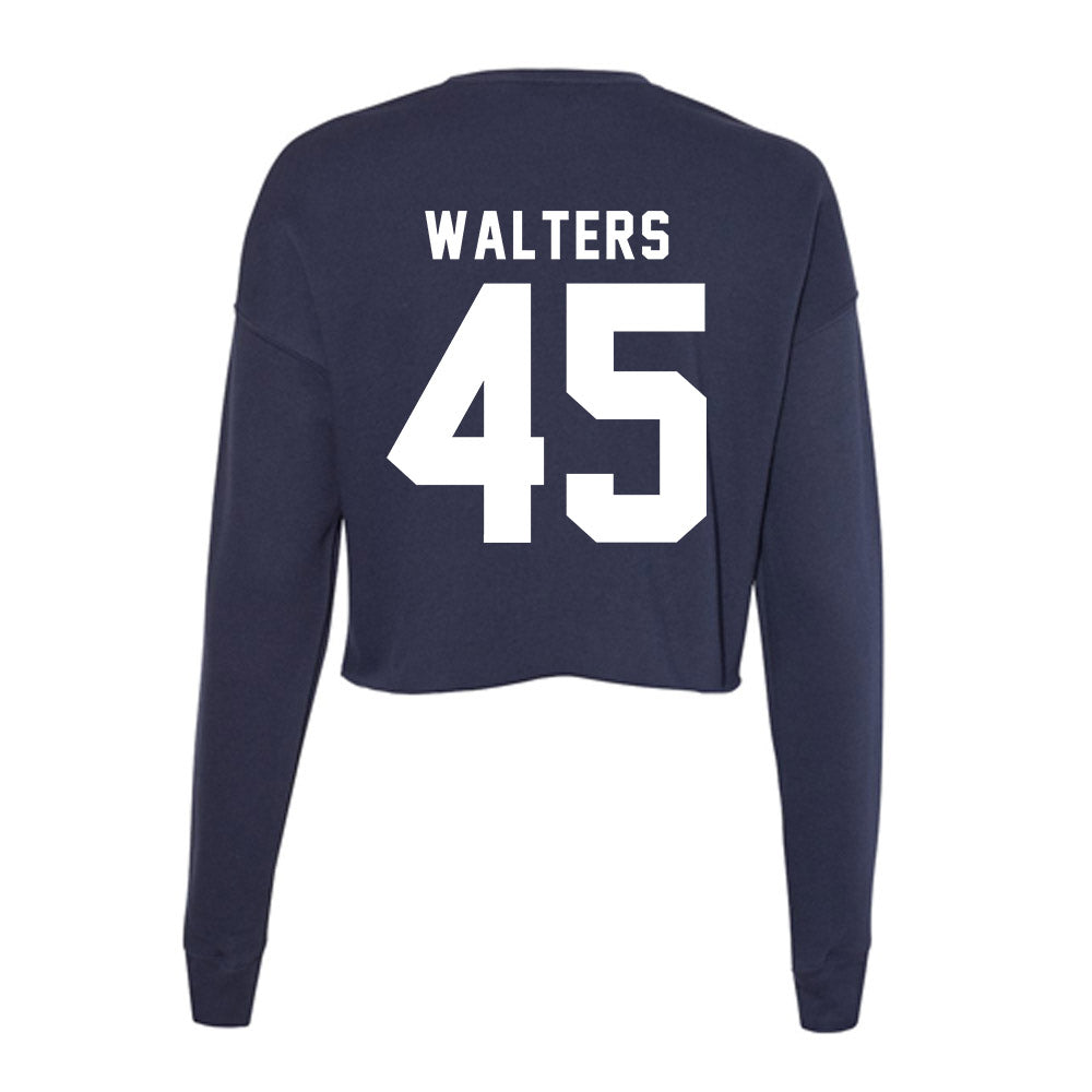 Old Dominion - NCAA Football : Brock Walters - Women's Cropped Crew Fleece-1