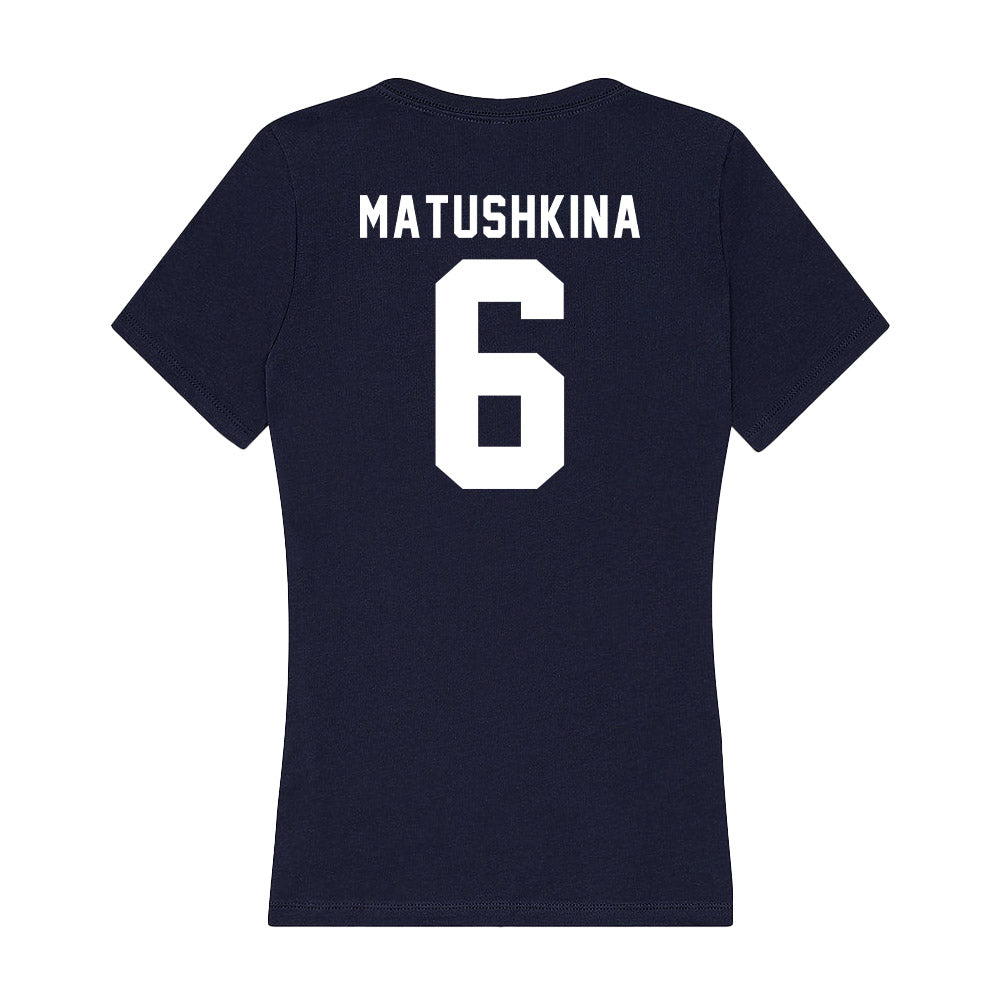 Old Dominion - NCAA Women's Tennis : Kira Matushkina - Women's V-Neck T-Shirt-1