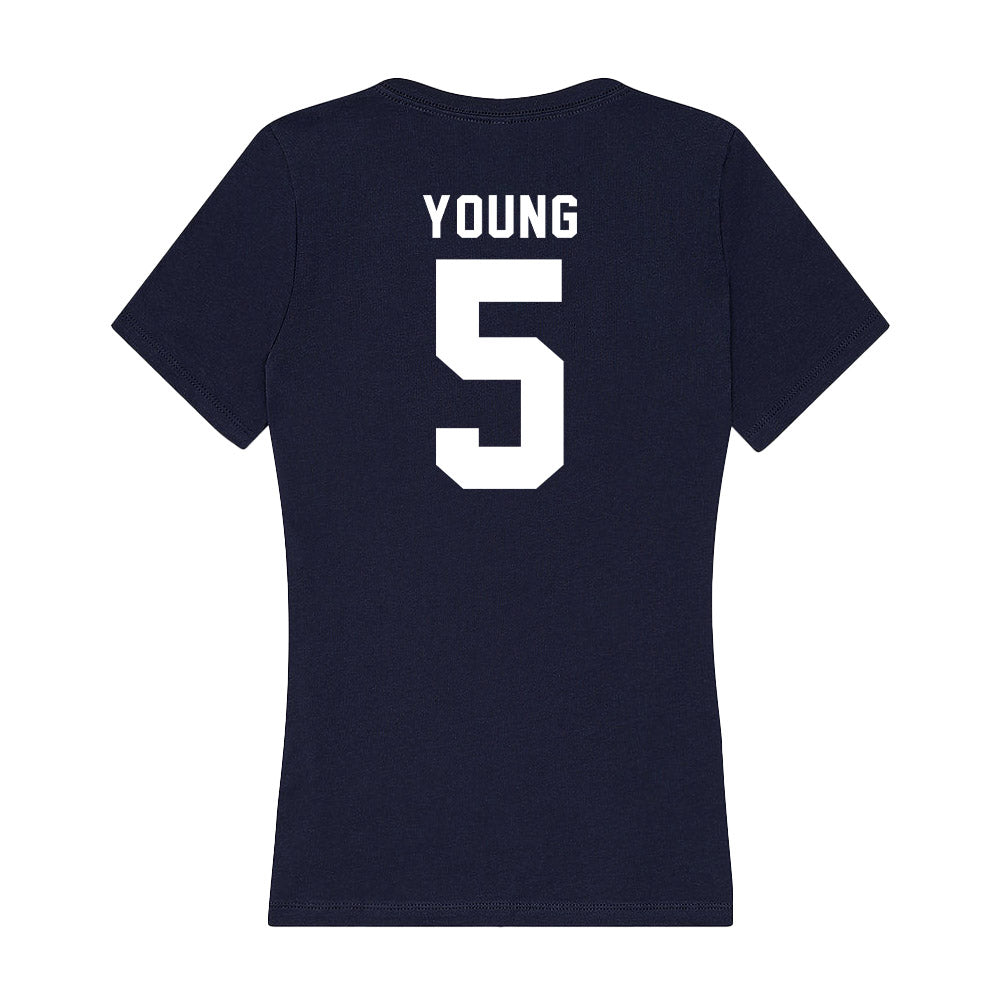 Old Dominion - NCAA Football : Aaron Young - Women's V-Neck T-Shirt-1