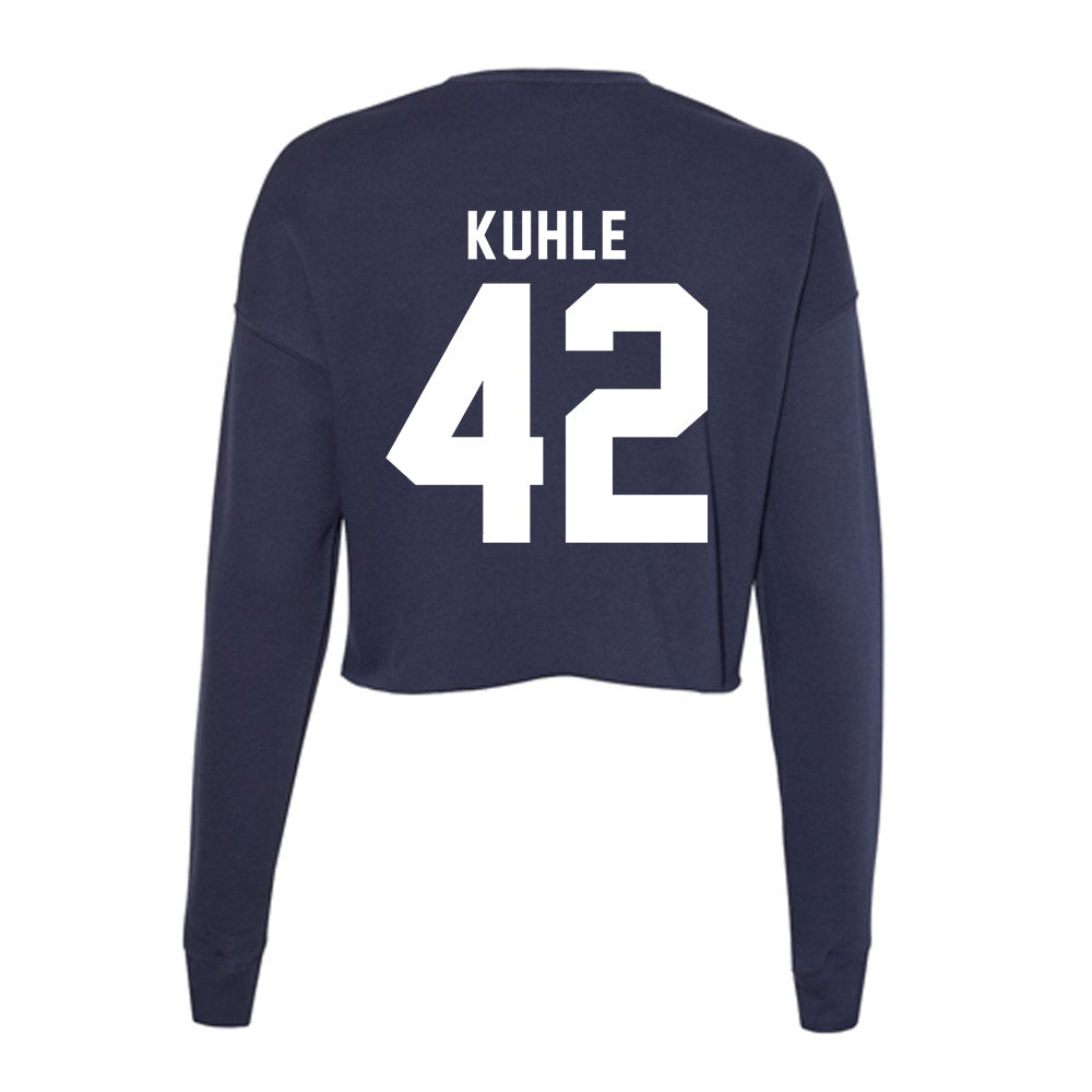 Old Dominion - NCAA Baseball : Aiden Kuhle - Women's Cropped Crew Fleece-1