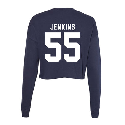 Old Dominion - NCAA Men's Basketball : Jaylen Jenkins - Women's Cropped Crew Fleece-1