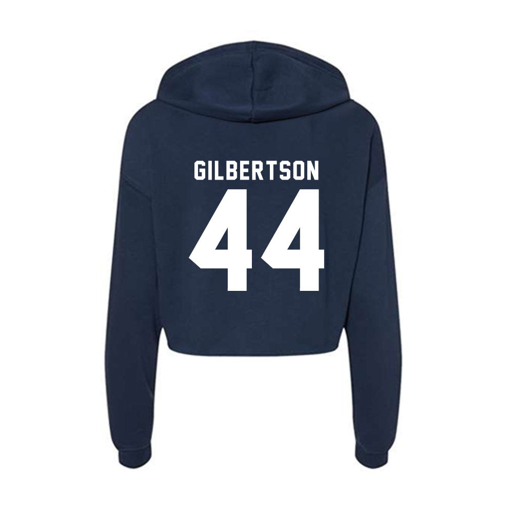 Old Dominion - NCAA Women's Lacrosse : Addy Gilbertson - Women's Crop Fleece Hoodie-1