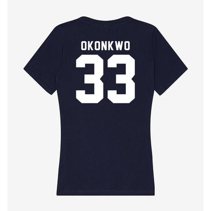 Old Dominion - NCAA Baseball : Jackson Okonkwo - Women's V-Neck T-Shirt-1