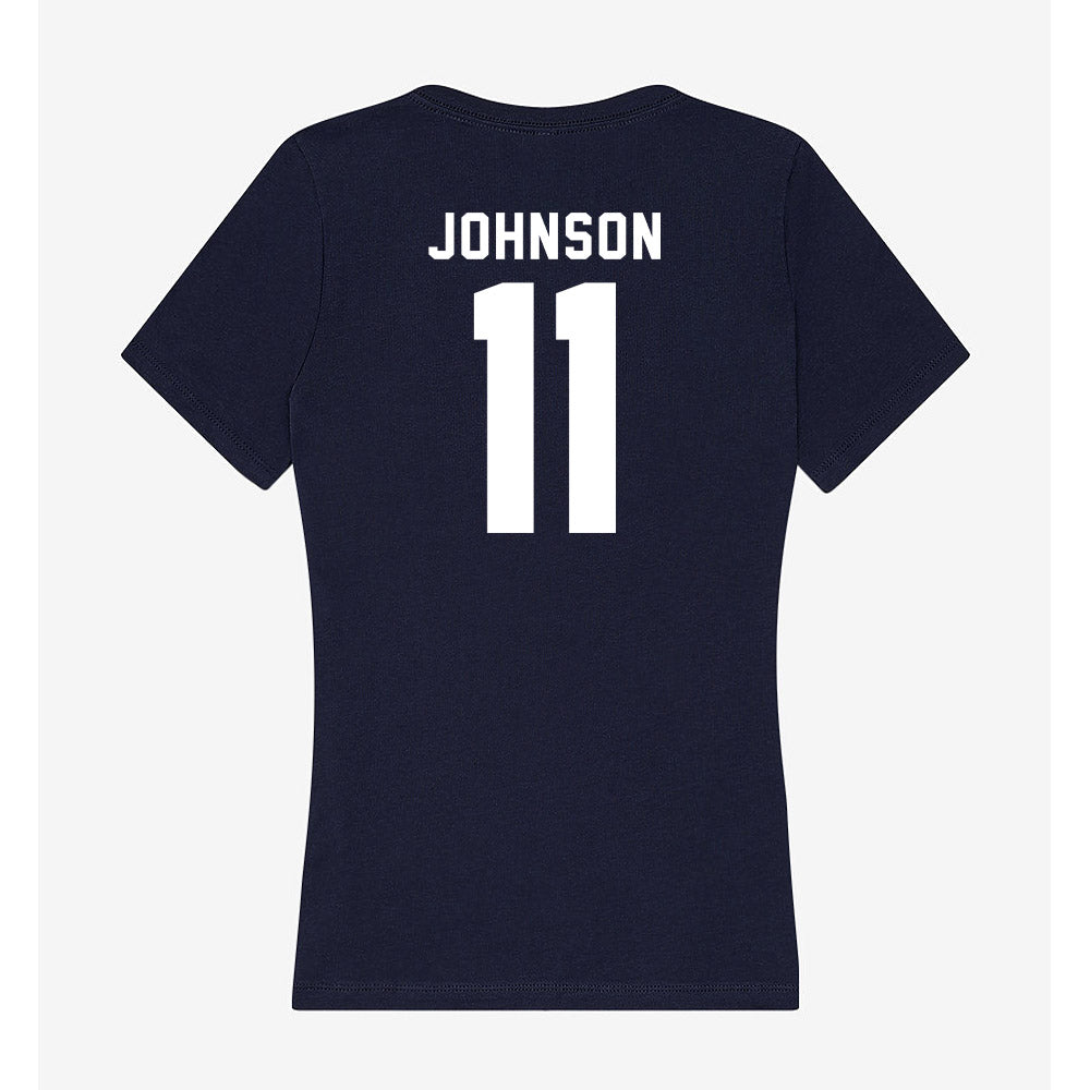 Old Dominion - NCAA Football : TJ Johnson - Women's V-Neck T-Shirt-1