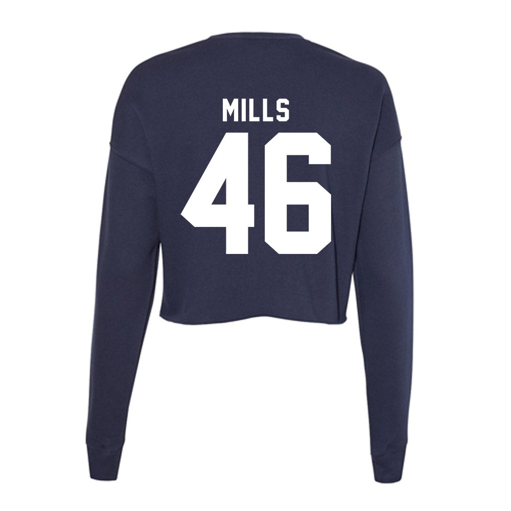 Old Dominion - NCAA Football : Edward Mills - Women's Cropped Crew Fleece-1