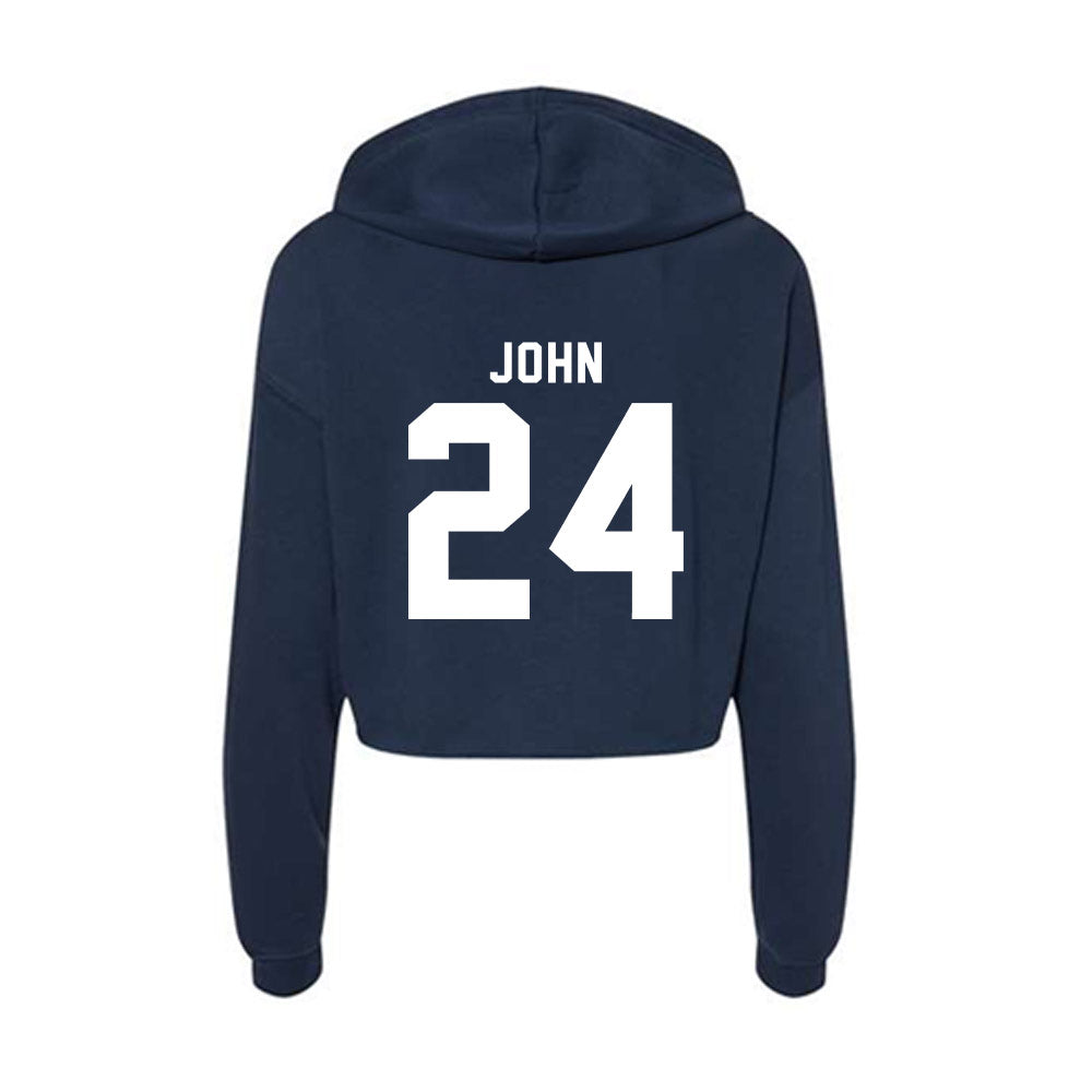 Old Dominion - NCAA Women's Field Hockey : Josi John - Women's Crop Fleece Hoodie-1