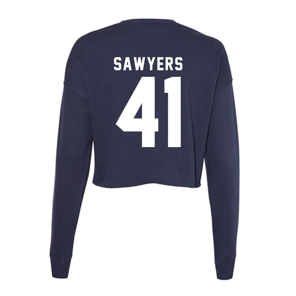 Old Dominion - NCAA Football : Gage Sawyers - Women's Cropped Crew Fleece-1