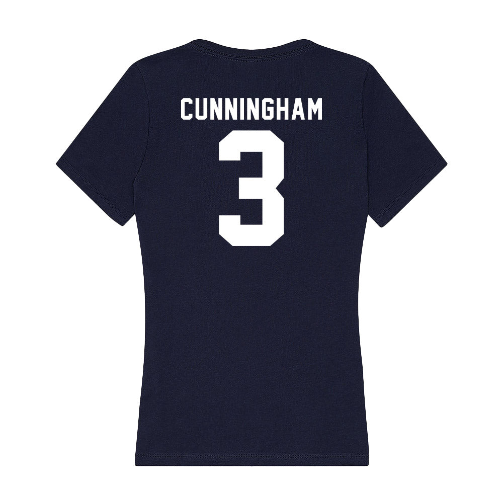 Old Dominion - NCAA Women's Basketball : Maya Cunningham - Women's V-Neck T-Shirt-1