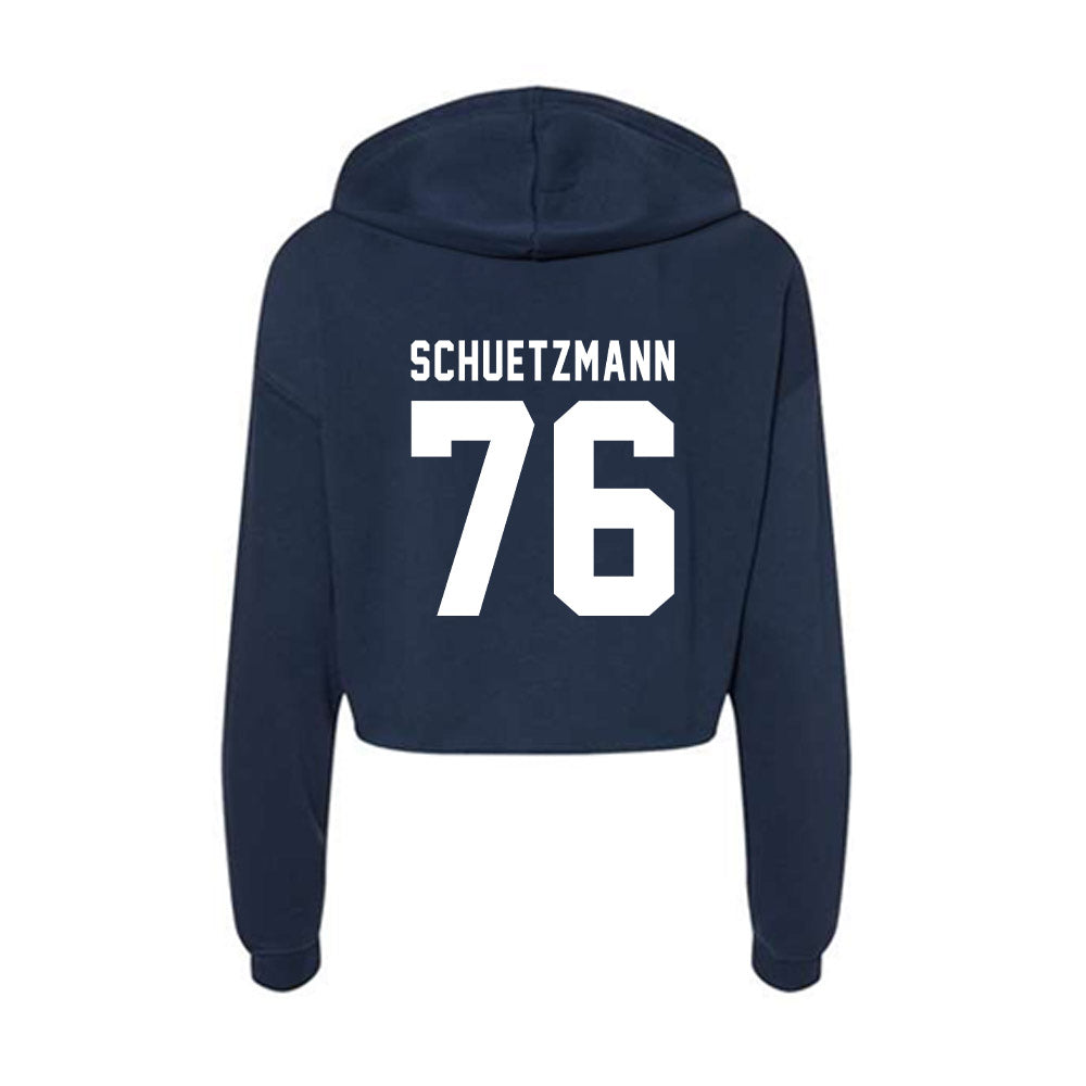 Old Dominion - NCAA Football : Joshua Schuetzmann - Women's Crop Fleece Hoodie-1