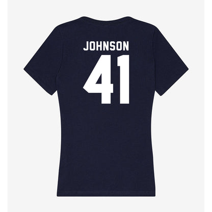 Old Dominion - NCAA Baseball : Patrick Johnson - Women's V-Neck T-Shirt-1