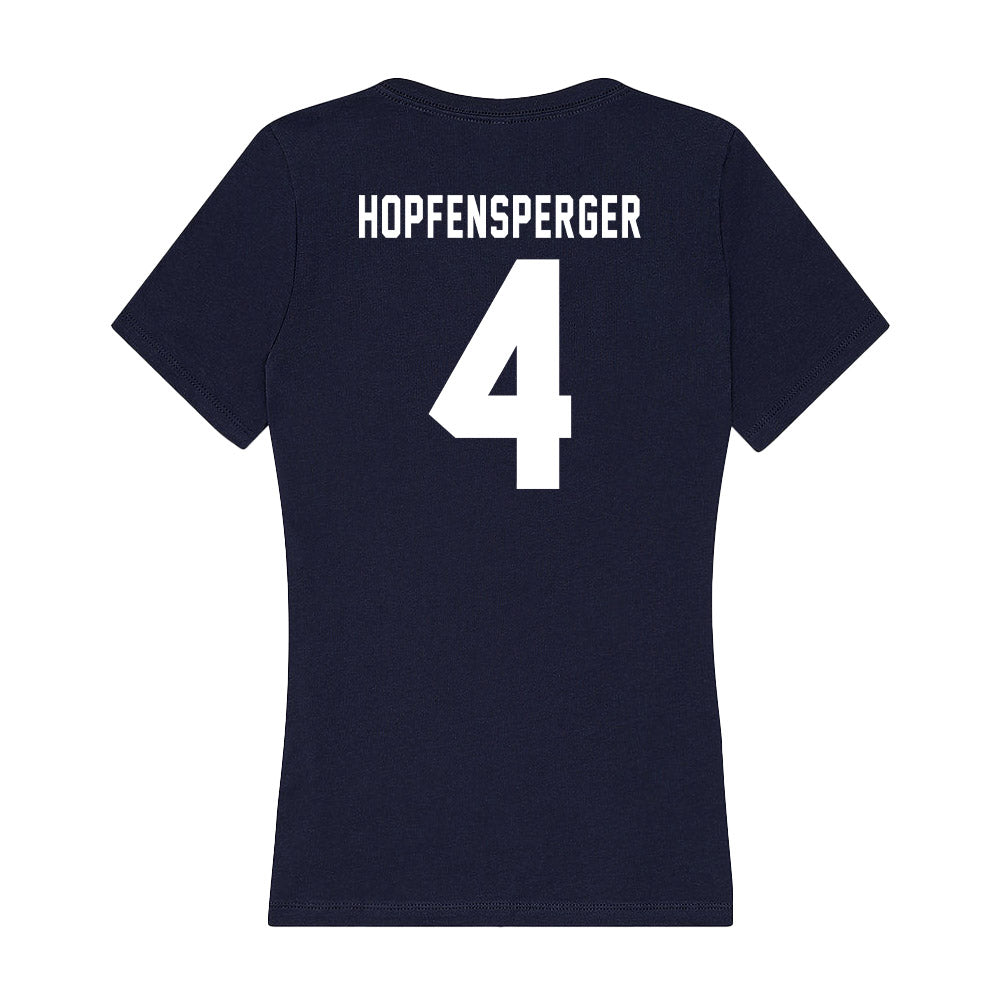 Old Dominion - NCAA Women's Lacrosse : Megan Hopfensperger - Women's V-Neck T-Shirt-1