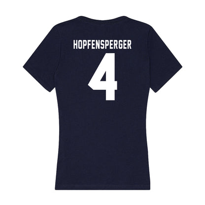 Old Dominion - NCAA Women's Lacrosse : Megan Hopfensperger - Women's V-Neck T-Shirt-1