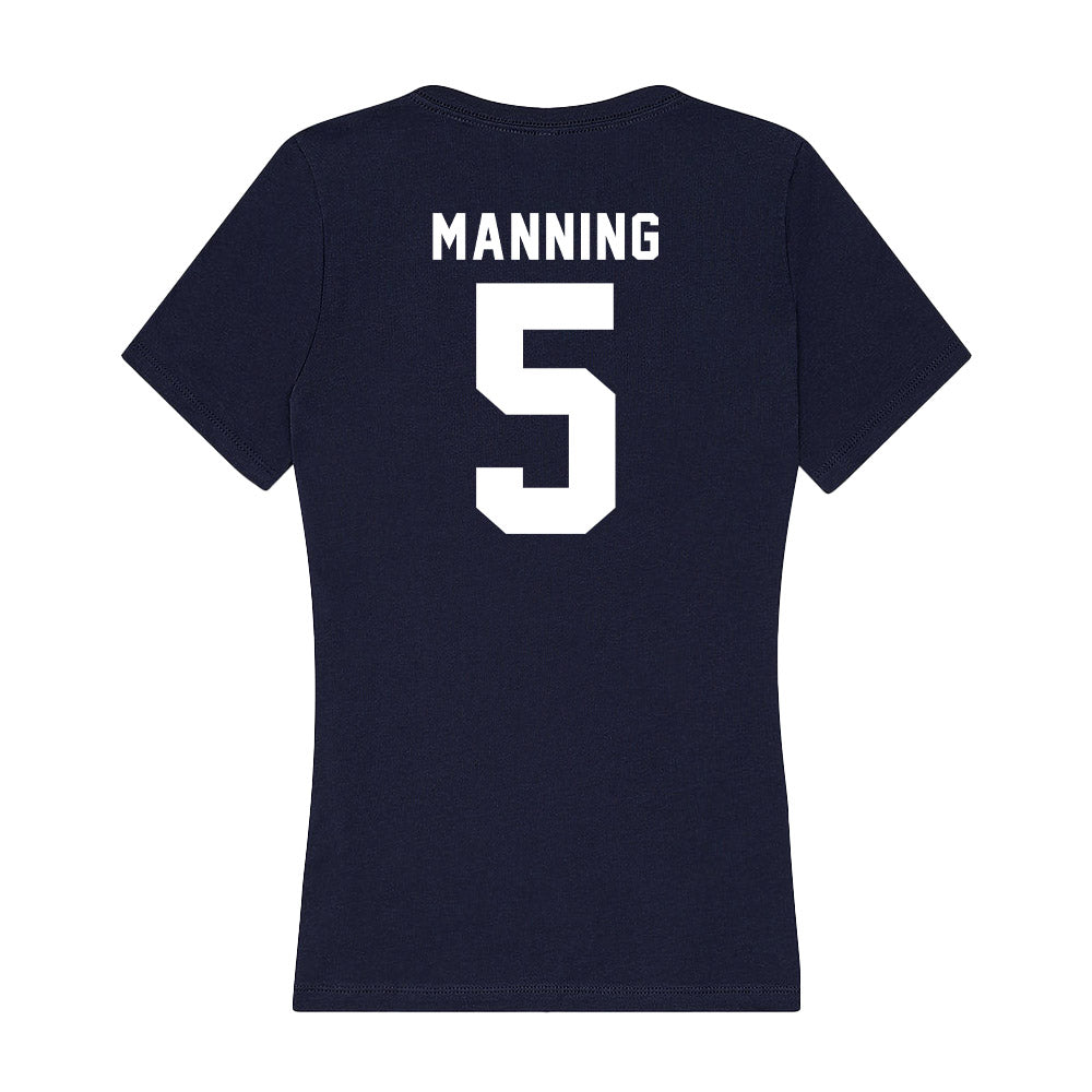 Old Dominion - NCAA Football : Jahron Manning - Women's V-Neck T-Shirt-1