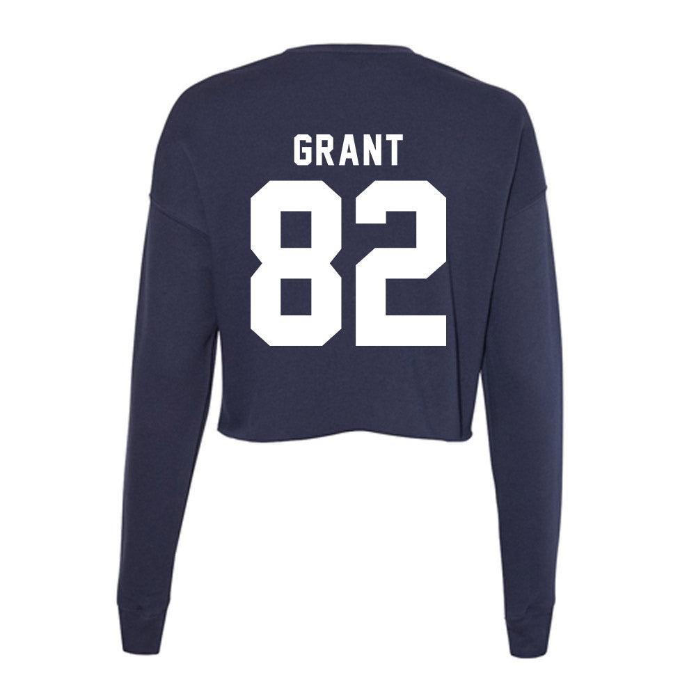 Old Dominion - NCAA Football : Jeremiah Grant - Women's Cropped Crew Fleece-1