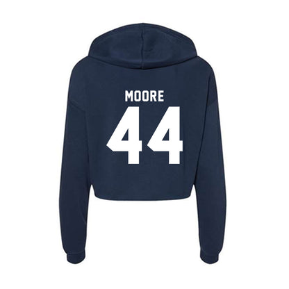 Old Dominion - NCAA Baseball : Ben Moore - Women's Crop Fleece Hoodie-1