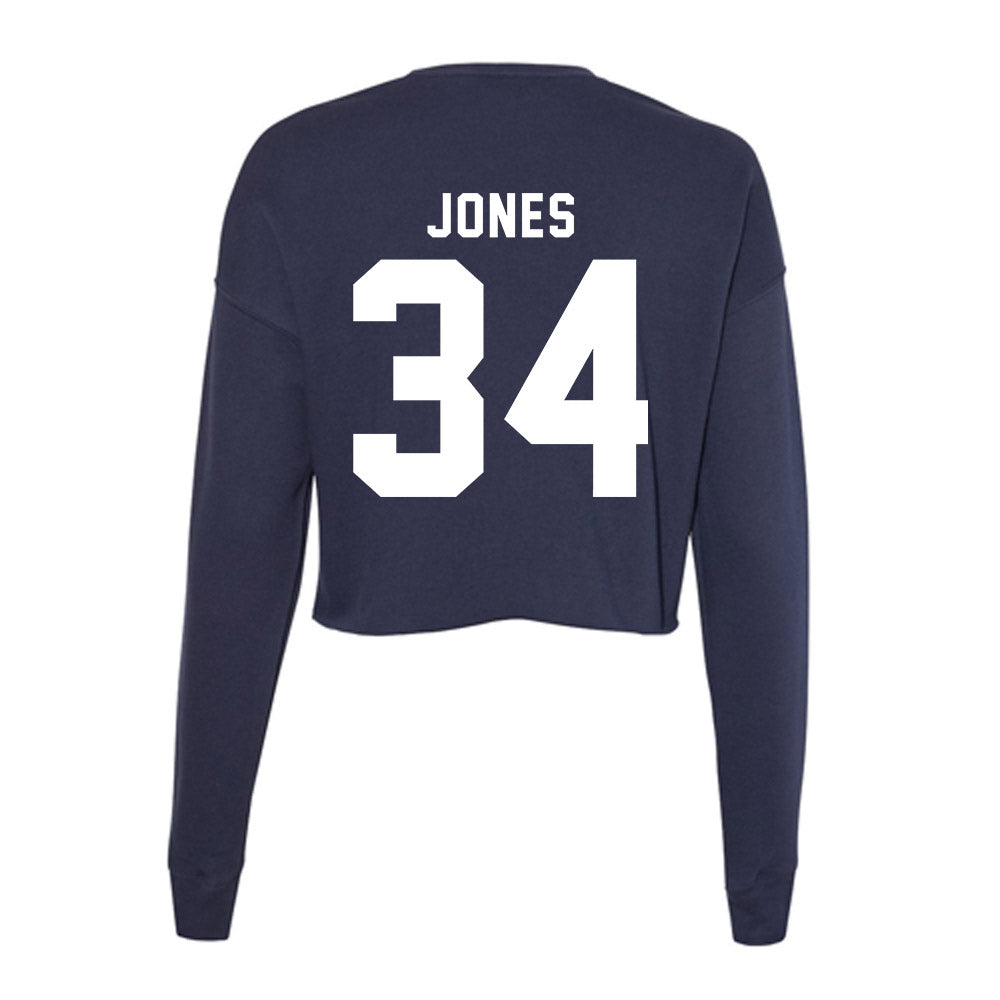 Old Dominion - NCAA Men's Basketball : Coach Jones - Women's Cropped Crew Fleece-1