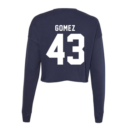 Old Dominion - NCAA Baseball : Jacob Gomez - Women's Cropped Crew Fleece-1