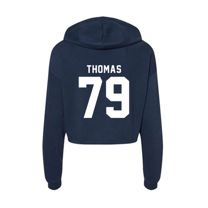 Old Dominion - NCAA Football : Leroy Thomas - Women's Crop Fleece Hoodie-1