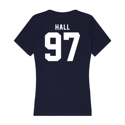 Old Dominion - NCAA Football : Seamus Hall - Women's V-Neck T-Shirt-1