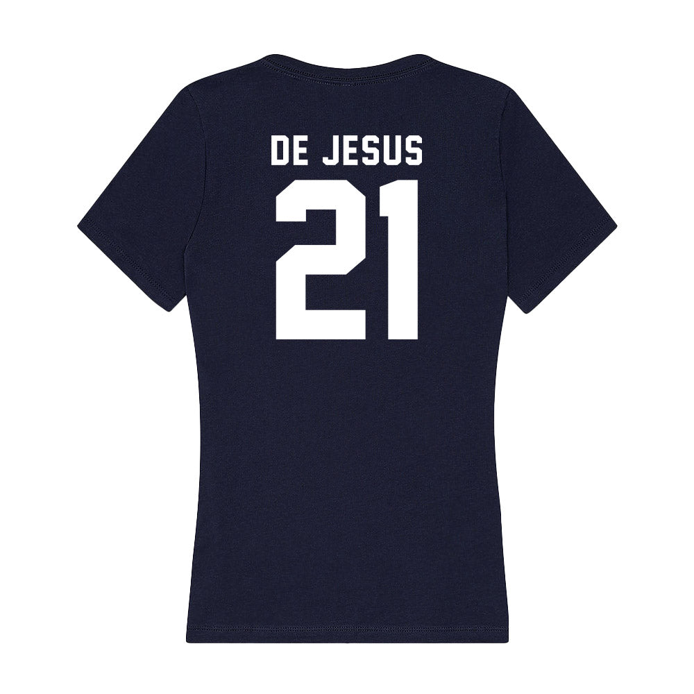 Old Dominion - NCAA Women's Volleyball : Olivia De Jesus - Women's V-Neck T-Shirt-1