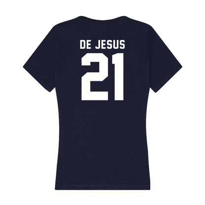 Old Dominion - NCAA Women's Volleyball : Olivia De Jesus - Women's V-Neck T-Shirt-1