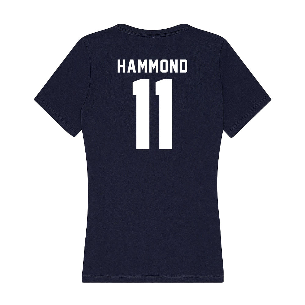 Old Dominion - NCAA Baseball : Tahraun Hammond - Women's V-Neck T-Shirt-1