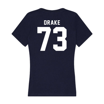 Old Dominion - NCAA Football : Connor Drake - Women's V-Neck T-Shirt-1