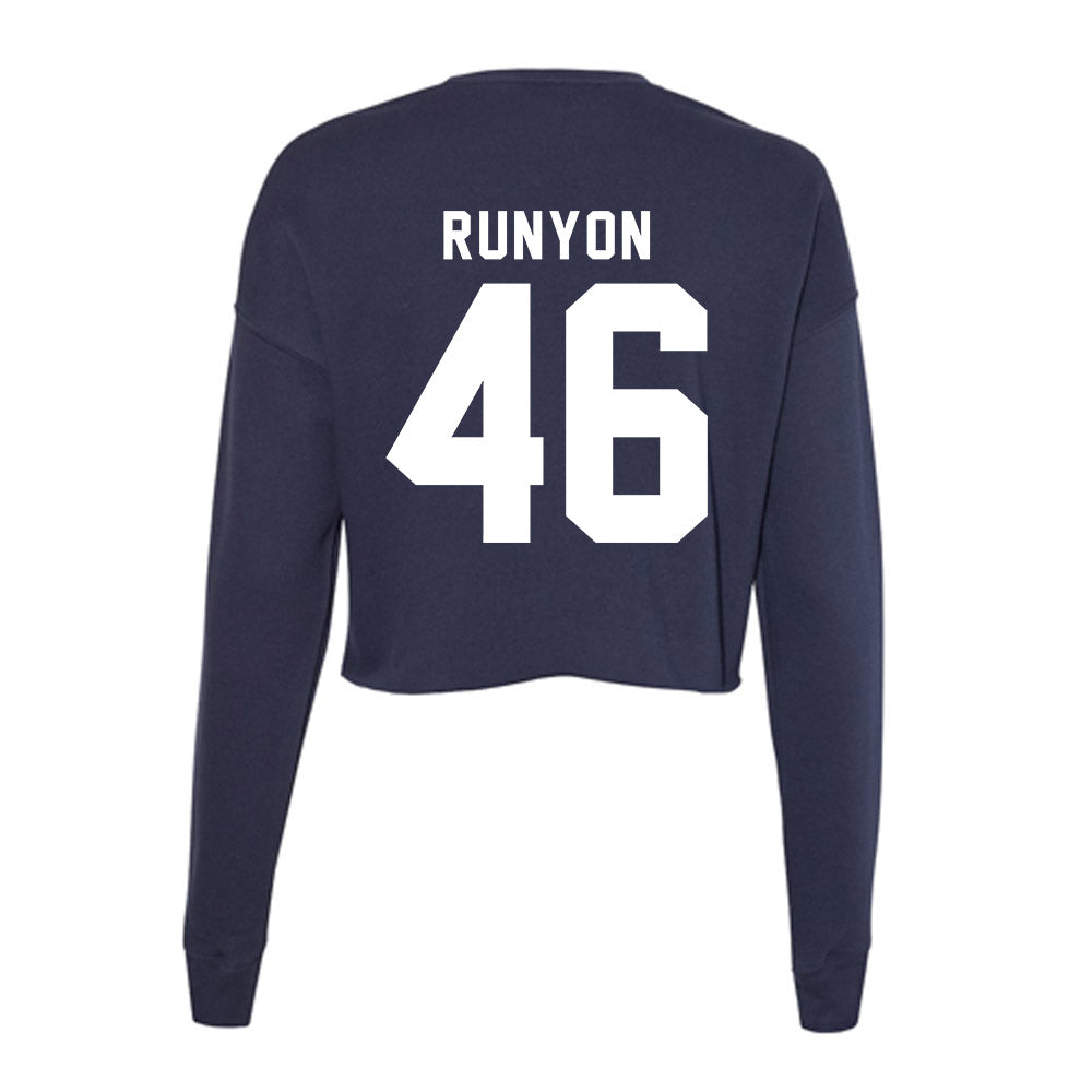 Old Dominion - NCAA Baseball : Jackson Runyon - Women's Cropped Crew Fleece-1