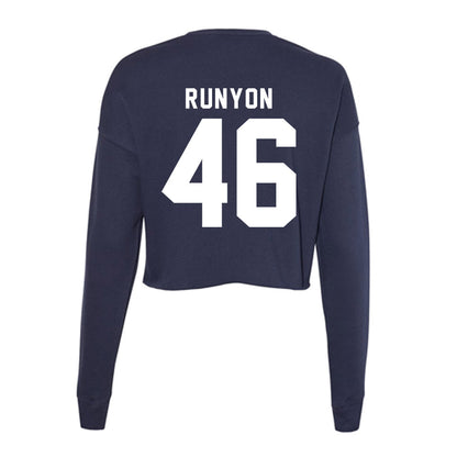 Old Dominion - NCAA Baseball : Jackson Runyon - Women's Cropped Crew Fleece-1