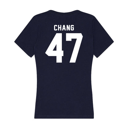 Old Dominion - NCAA Football : Ethan Chang - Women's V-Neck T-Shirt-1