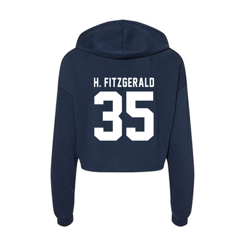 Old Dominion - NCAA Women's Basketball : Sarah H. Fitzgerald - Women's Crop Fleece Hoodie-1