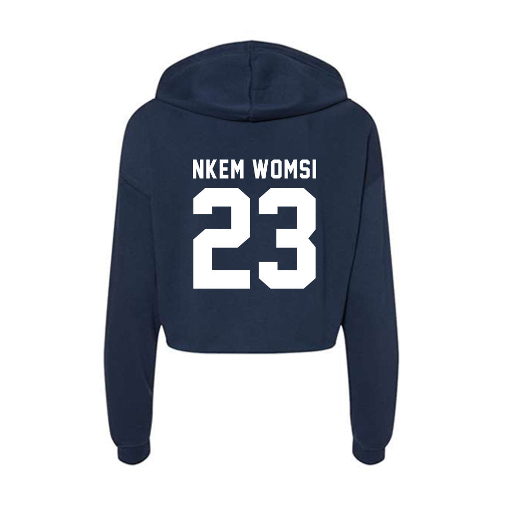 Old Dominion - NCAA Women's Basketball : Jenny Nkem Womsi - Women's Crop Fleece Hoodie-1