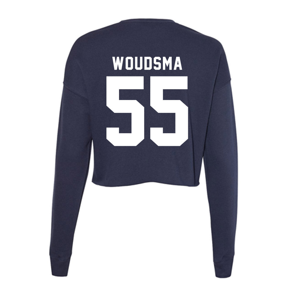 Old Dominion - NCAA Football : Maarten Woudsma - Women's Cropped Crew Fleece-1